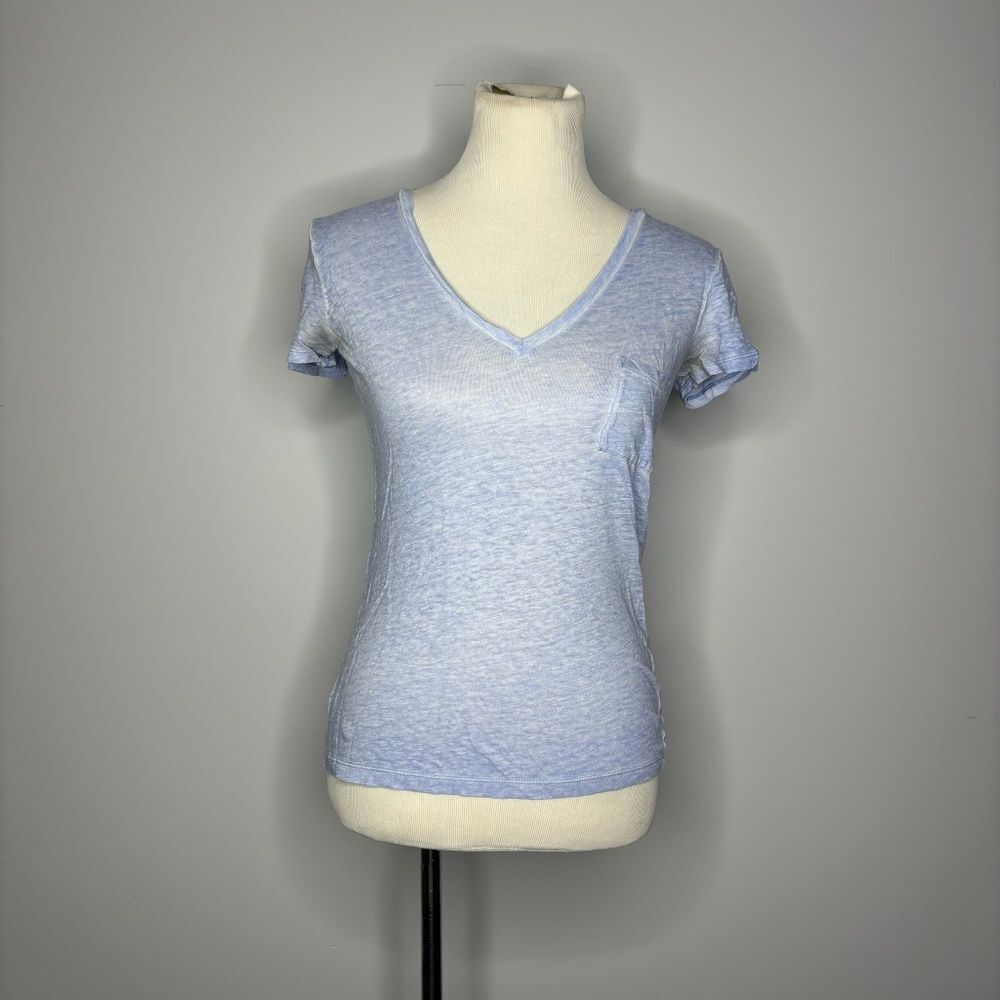 J.Crew- Blue Heather T-Shirt